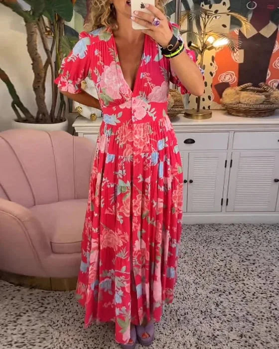 Faith - Boho Floral Dress