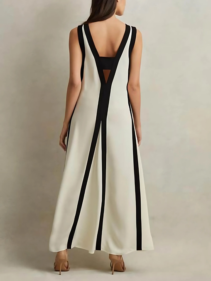 Celeste - Colorblock Maxi Dress