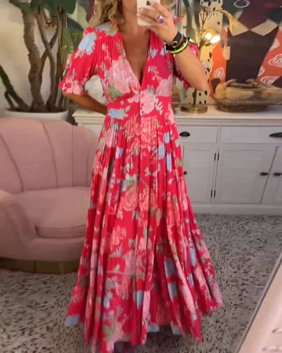 Faith - Boho Floral Dress