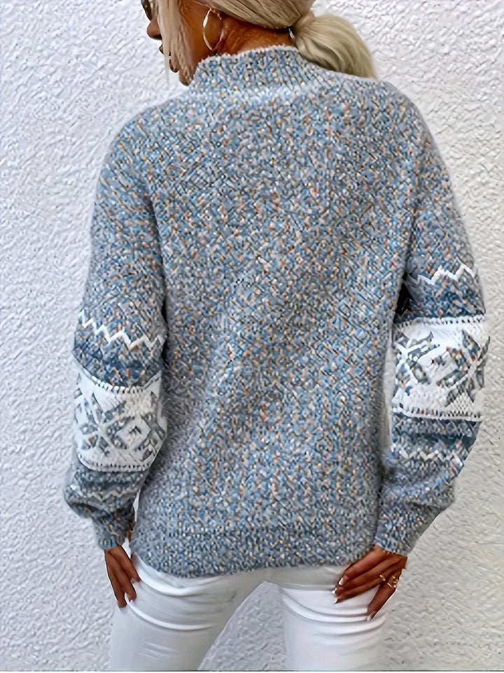 Elain | Snowflake Knit Sweater