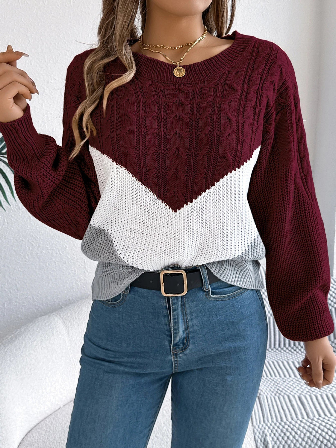 Asher | Chevron Stitch Pullover