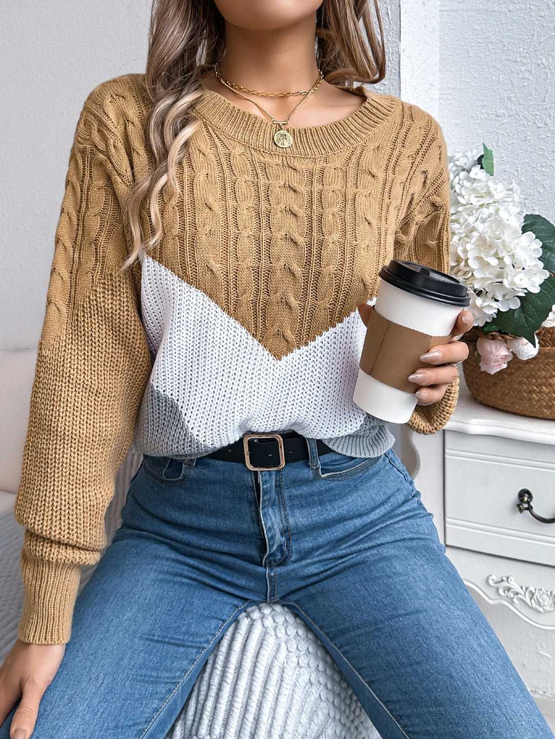 Asher | Chevron Stitch Pullover