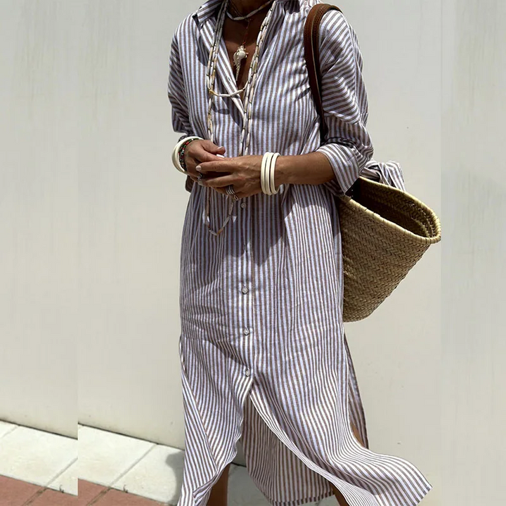 Eleanor - Striped Dress Shirt