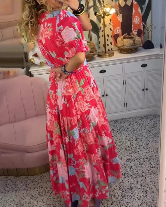 Faith - Boho Floral Dress