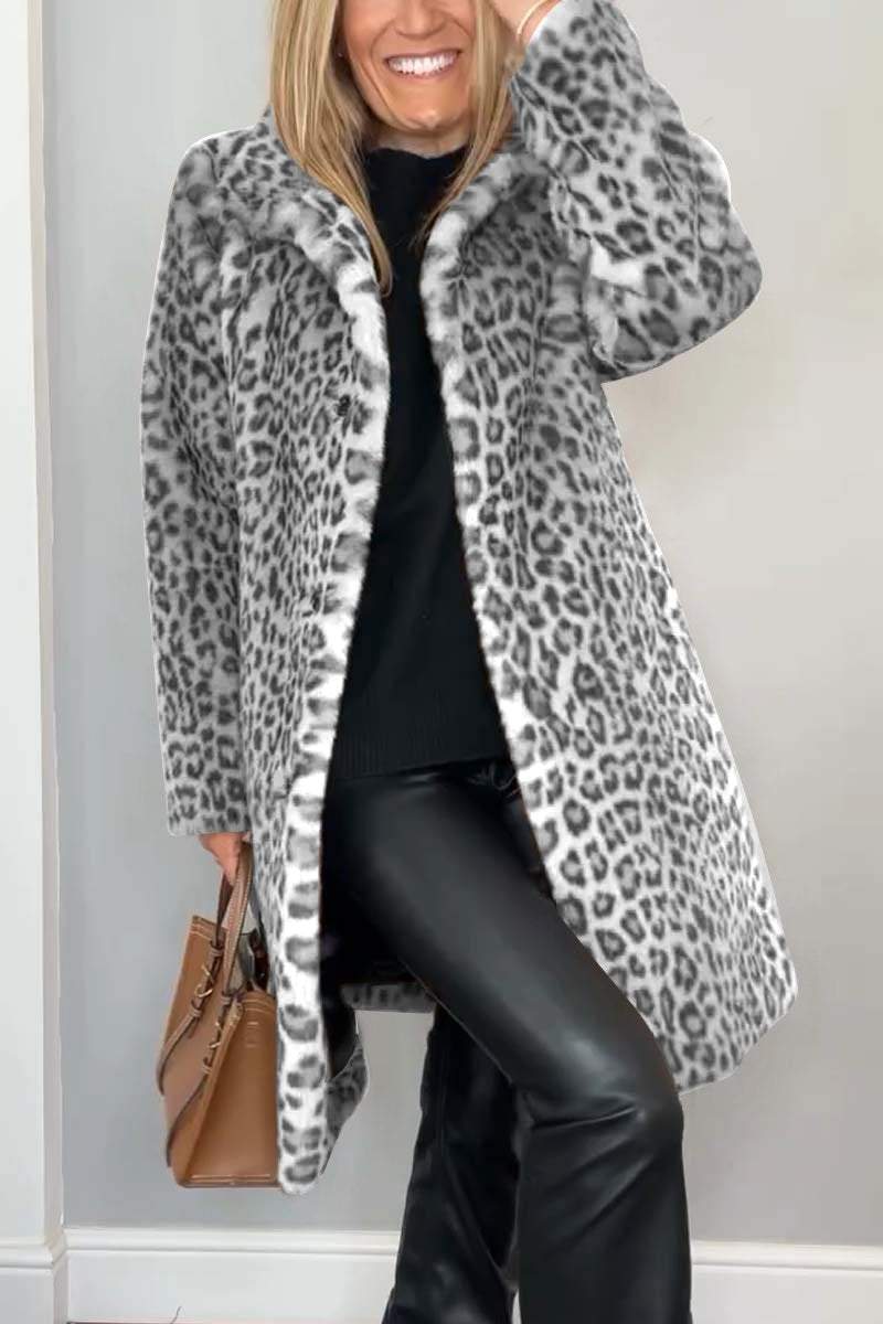 Vienna - Chic Leopard Coat