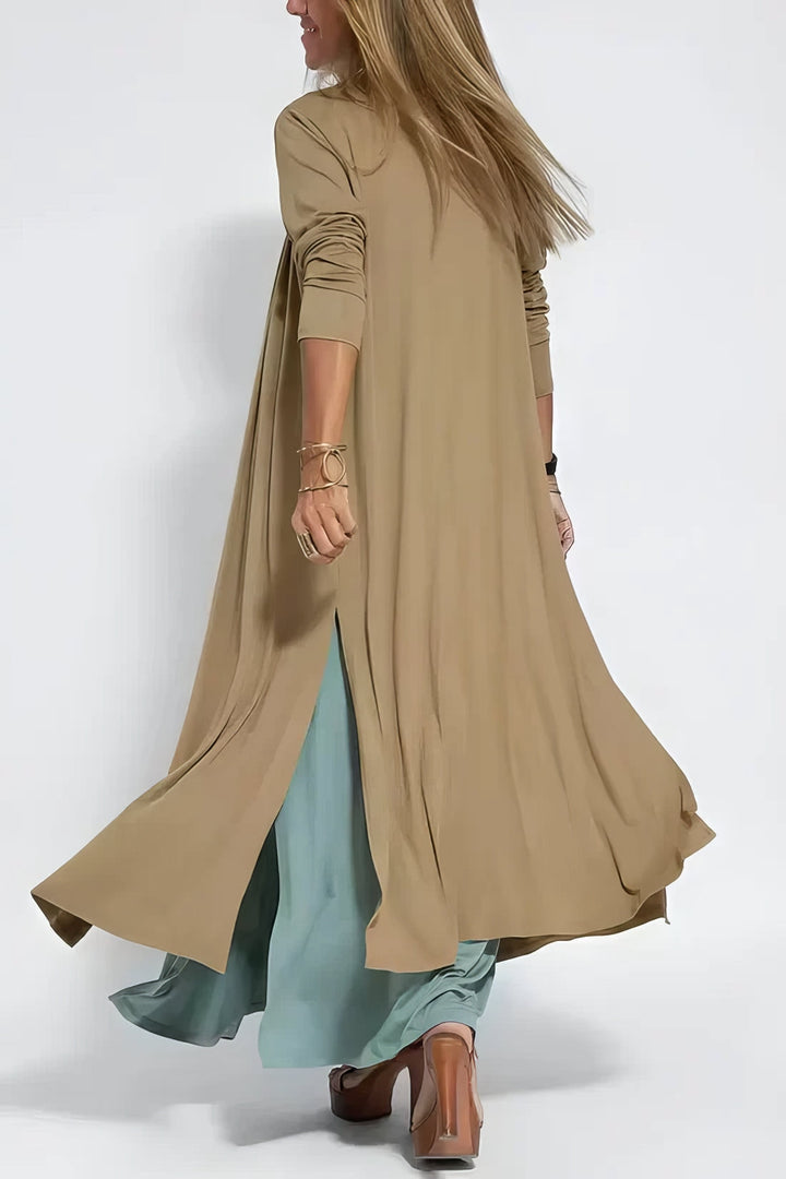 Ivy - Elegant Long Dress + Free Matching Cardigan GIFT